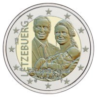 Luxemburg 2 Euro "Prins Charles" 2020 (reliëf-versie)