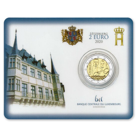 Luxemburg 2 Euro "Prins Charles" 2020 Coincard