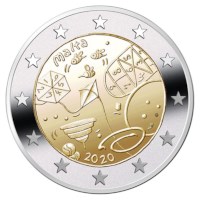 Malta 2 Euro "Spelletjes" 2020 Coincard