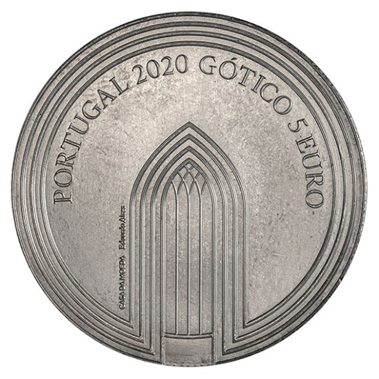Portugal 5 euros « Gothique » 2020