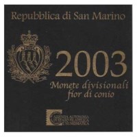 San Marino BU Set 2003 + 5 Euro