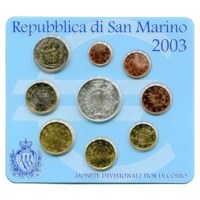 San Marino BU Set 2003 + 5 Euro