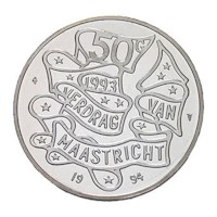 50 Gulden 1994 Verdrag van Maastricht FDC