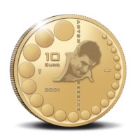 Anton Geesink 10 Euro Coin 2021 Gold Proof