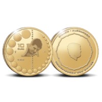 Anton Geesink 10 Euro Coin 2021 Gold Proof