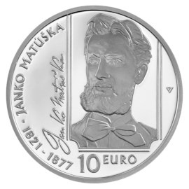 Slowakije 10 Euro "Janko Matúška" 2021