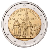 Vatican 2 euros « Fatima » 2017 BU
