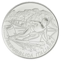 Italië 5 Euro "Alpine Ski" 2021