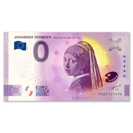 0 Euro Biljet "Meisje met de Parel"