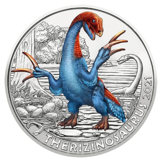 Oostenrijk 3 Euro "Therizinosaurus" 2021