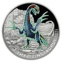 Autriche 3 euros « Therizinosaurus » 2020