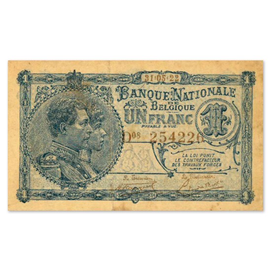 1 Franc 1920-1922 TTB
