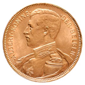 20 Francs 1914 - Albert I Sup (Or rouge)