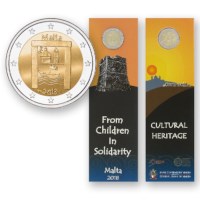 Malta 2 Euro "Cultureel Erfgoed" 2018 Coincard