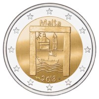 Malta 2 Euro "Cultureel Erfgoed" 2018 Coincard