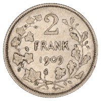 2 Frank 1904-1909 NL - Leopold II ZFr