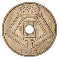 25 Centiem 1938-1939 FR - Leopold III ZFr