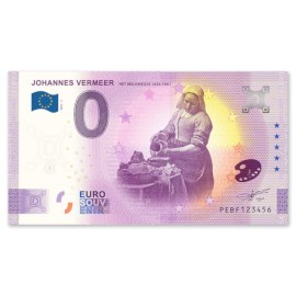 0 Euro Biljet "Het Melkmeisje"