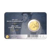 2 euromunt België 2021 ‘500 jaar Carolus V munten’ BU in coincard NL