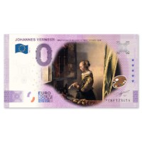 0 Euro Biljet "Brieflezende Vrouw" - Kleur