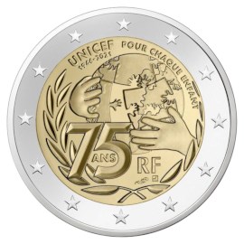 France 2 euros « Unicef » 2021