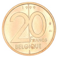 20 Francs 1994-2001 FR - Albert II UNC