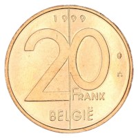 20 Frank 1994-2001 NL - Albert II UNC