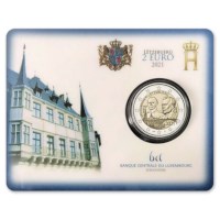 Luxembourg 2 Euro "Jean" 2021 Coincard