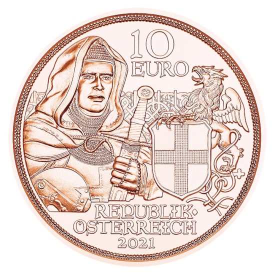Oostenrijk 10 Euro "Broederschap" 2021 UNC