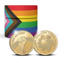 25 jaar Pride Amsterdam penning Goud 2 ounce