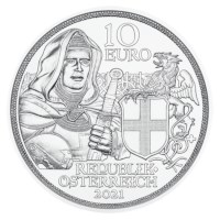 Oostenrijk 10 Euro "Broederschap" 2021 Zilver BU
