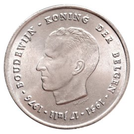 250 Francs 1976 NL - 25 ans de règne du roi Baudouin