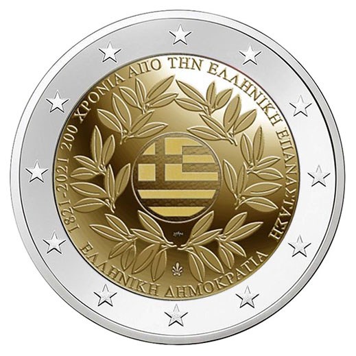 Grèce 2 euros « Indépendance » 2021