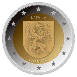Lettonie 2 euros « Latgale » 2017