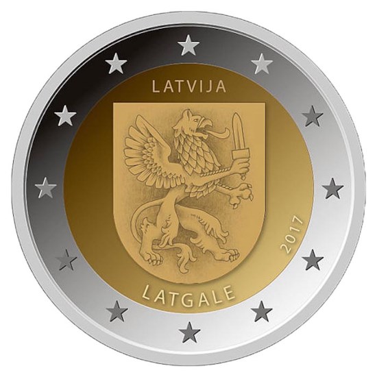 Letland 2 Euro "Latgale" 2017