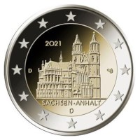 Allemagne 2 euros Set « Sachsen-Anhalt » 2021