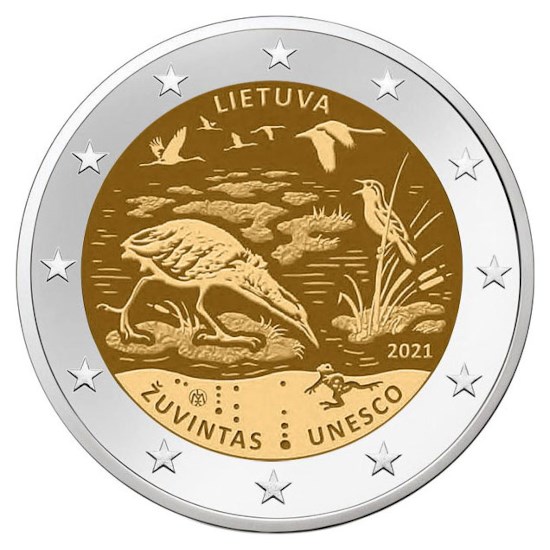 Lithuania 2 Euro "Zuvintas" 2021