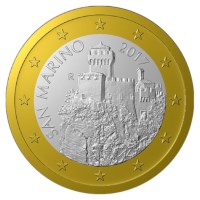 Saint-Marin 1 euro 2021 UNC