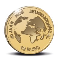 NOS Jeugdjournaal 10 Euro Coin 2021 Gold Proof
