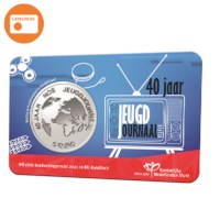 NOS Jeugdjournaal 5 Euro Coin 2021 BU-quality in Coincard