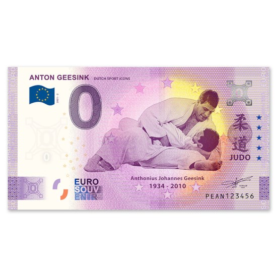 0 Euro Biljet "Anton Geesink"