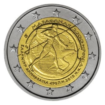 Grèce 2 euros « Marathon » 2010