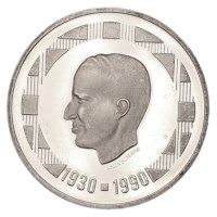 500 Frank 1990 FR - Koning Boudewijn 60 jaar UNC