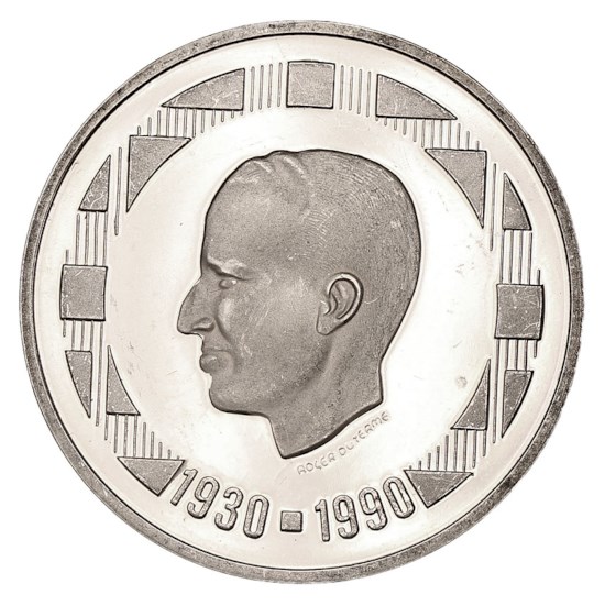 500 Frank 1990 FR - Koning Boudewijn 60 jaar UNC