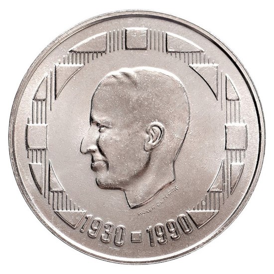 500 Frank 1990 NL - Koning Boudewijn 60 jaar UNC