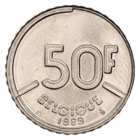 50 Frank 1989 FR - Boudewijn UNC