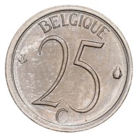 25 Centimes 1975 FR - Baudouin UNC