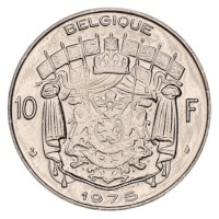 10 Francs 1975 FR - Baudouin UNC