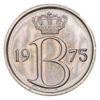 25 Centiem 1975 NL - Boudewijn UNC
