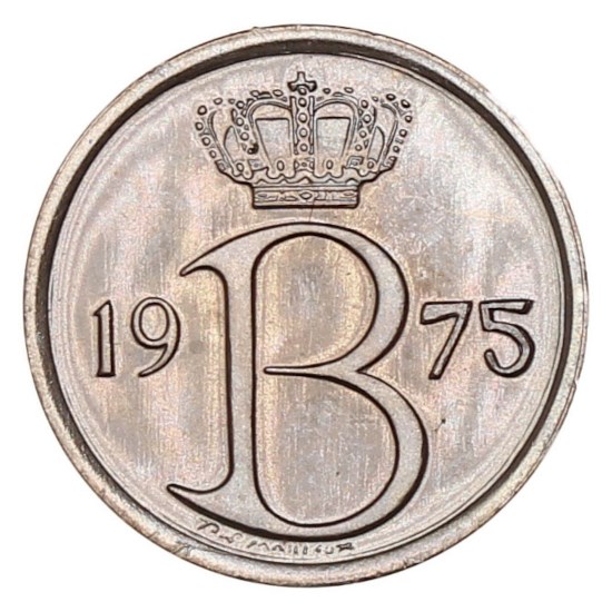 25 Centimes 1975 NL - Baudouin UNC